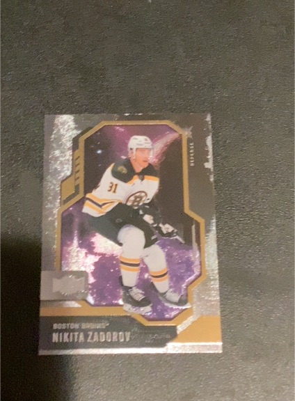 2024-25 SkyBox Metal Universe #93 Nikita Zadorov Boston Bruins — front