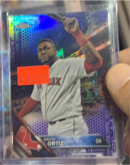2016 Topps Chrome #153 David Ortiz — front