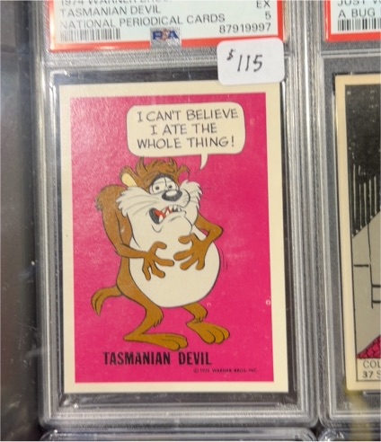 1974 National Periodical Cards Tasmanian Devil — front