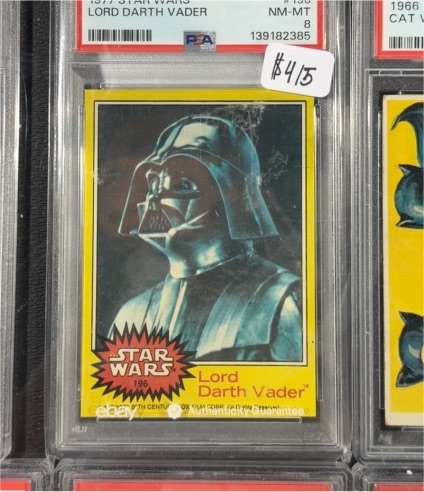 1977 Topps Star Wars #196 Lord Darth Vader — front