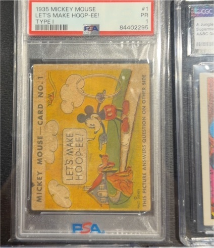 1935 Mickey Mouse Type I #1 Let's Make Hoop-ee — front