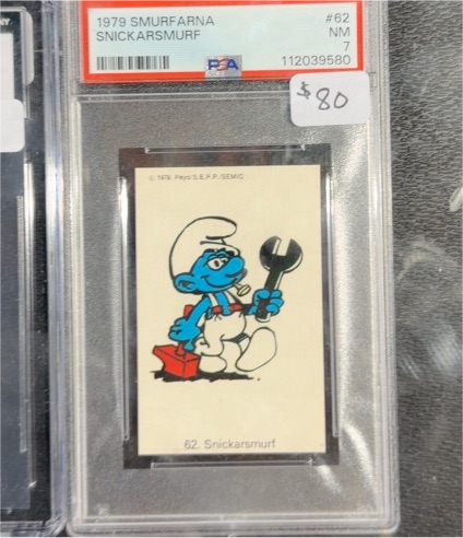 1979 Smurfarna #62 Snickarsmurf — front
