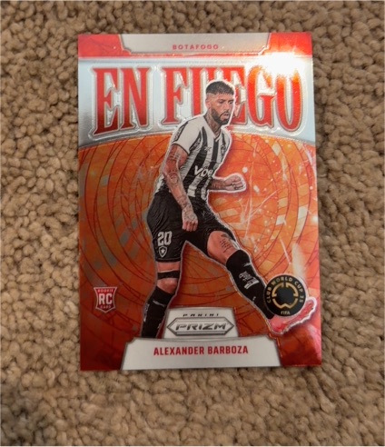 2025 Panini Prizm FIFA Club World Cup #7 Alexander Barboza En Fuego — front