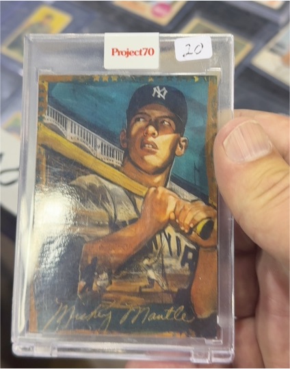 2021 Topps Project 70 #100 Mickey Mantle by Andrew Thiele — front
