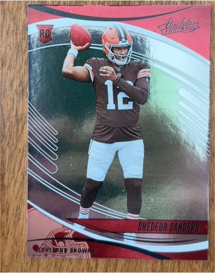 2025 Panini Absolute Football #177 Shedeur Sanders — front