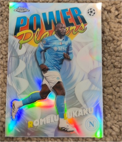 2025-26 Topps Chrome UEFA Power Players #PP-12 Romelu Lukaku — front