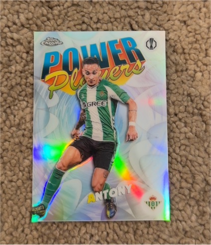 2025-26 Topps Chrome UEFA Power Players #PP-27 Antony — front