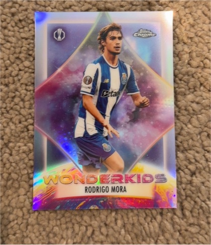 2025-26 Topps Chrome UEFA Club Competitions #WK-15 Rodrigo Mora Wonderkids — front