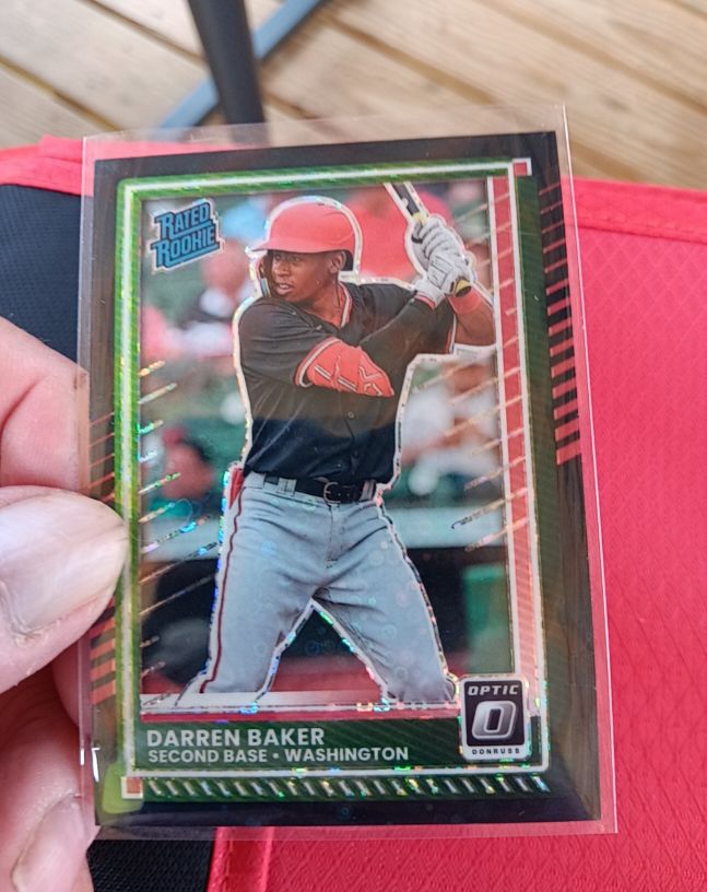 2025 Donruss Optic #43 Darren Baker — front
