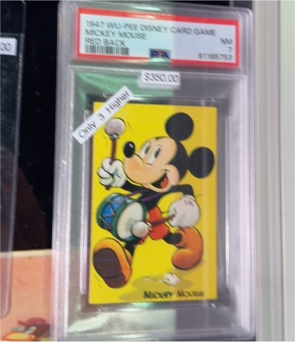 1941 Whitman Mickey Mouse Card Game #1 Red Back — front