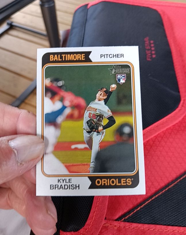 2023 Topps Heritage #191 Kyle Bradish — front