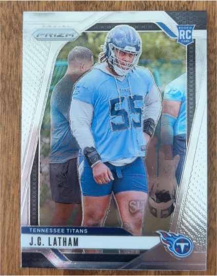 2024 Panini Prizm #334 J.C. Latham — front