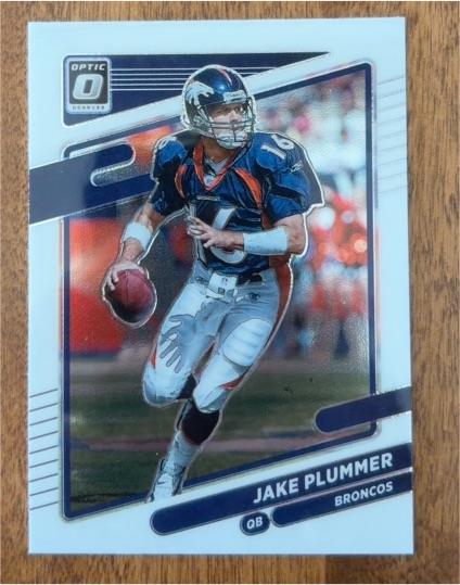 2021 Donruss Optic #31 Jake Plummer Denver Broncos — front