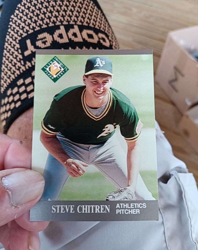 1991 Fleer Ultra #376 Steve Chitren — front