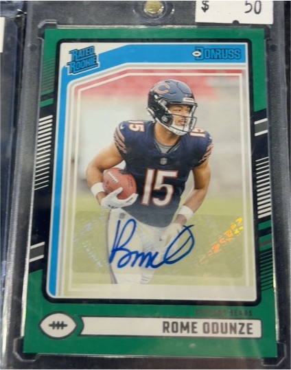 2024 Donruss #309 Rome Odunze — front