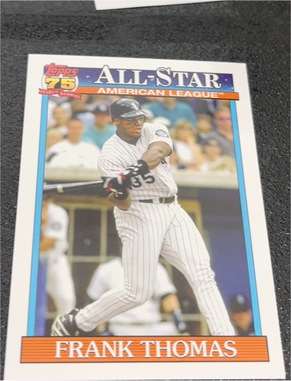 1991 Topps All-Star #91AS-33 Frank Thomas — front