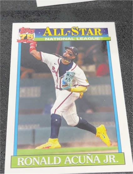 2026 Topps Series 2 1991 All-Star #91AS-28 Ronald Acuña Jr. — front