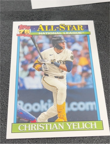 2026 Topps Series 2 #91AS-16 Christian Yelich 1991 Topps All-Star Insert — front