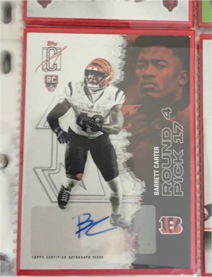 2025 Topps Signature Class #199 Barrett Carter — front