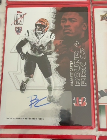 2025 Topps Signature Class #199 Barrett Carter — front