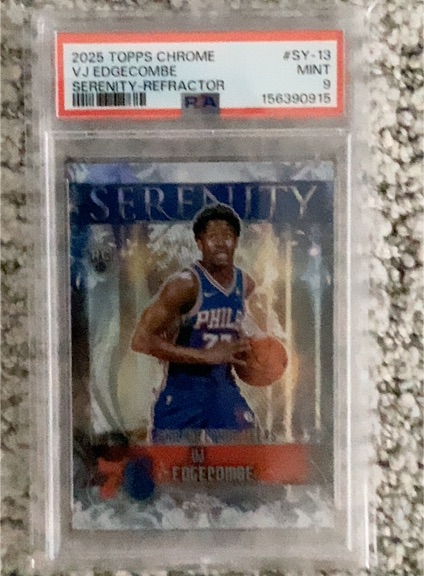 2025 Topps Chrome Serenity #SY-13 VJ Edgecombe — front