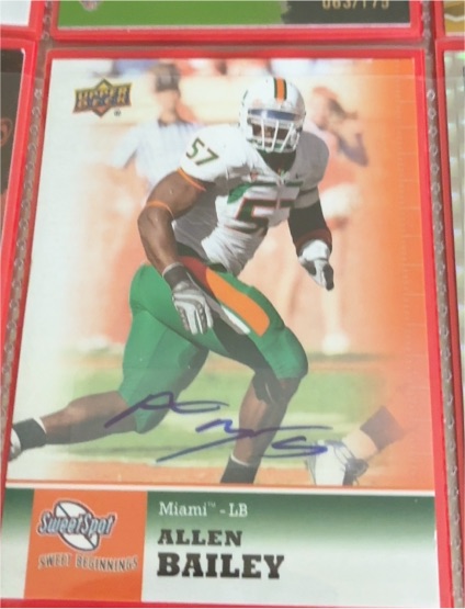 2011 Upper Deck Sweet Spot #18 Allen Bailey — front