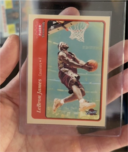 2004-05 Fleer Tradition #140 LeBron James — front
