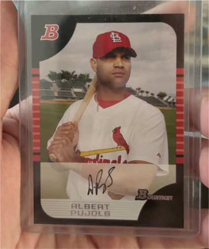 2005 Bowman #105 Albert Pujols — front