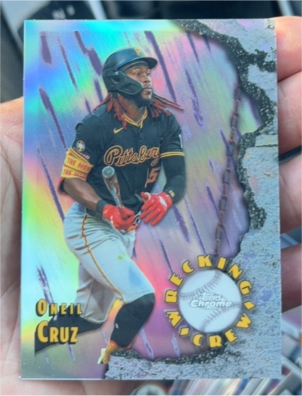 2026 Topps Chrome #WC-17 Oneil Cruz Wrecking Crew — front