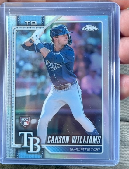 2026 Topps Chrome #195 Carson Williams — front