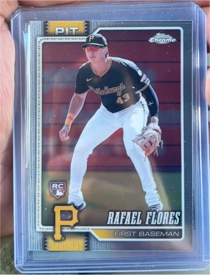 2026 Topps Chrome #185 Rafael Flores — front
