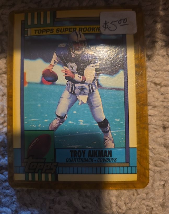 1990 Topps #482 Troy Aikman — front