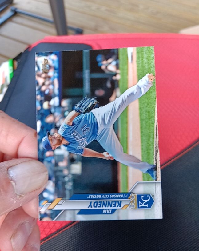 2020 Topps #95 Ian Kennedy Kansas City Royals — front