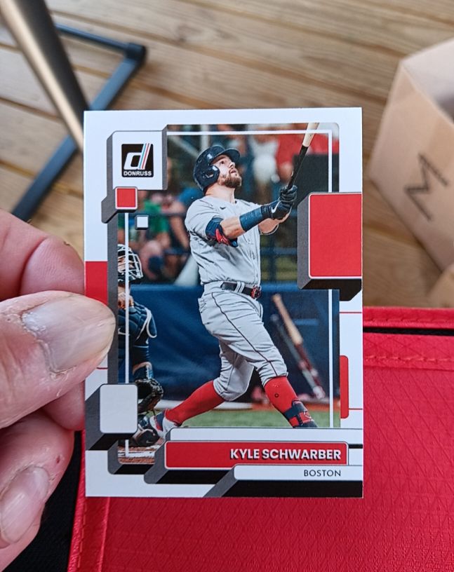 2022 Donruss #144 Kyle Schwarber Boston Red Sox — front