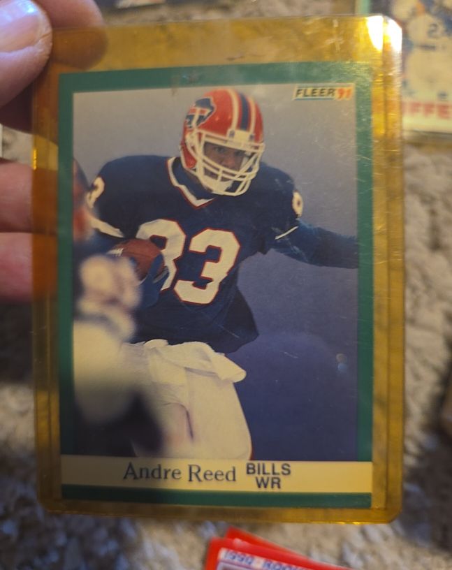 1991 Fleer Football #8 Andre Reed — front