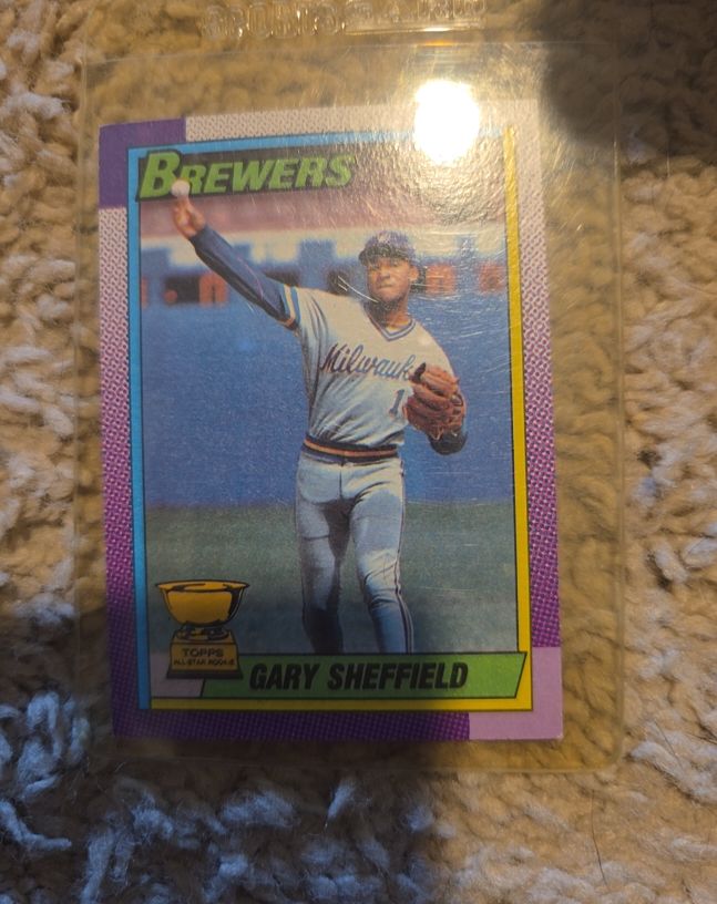 1990 Topps #718 Gary Sheffield — front