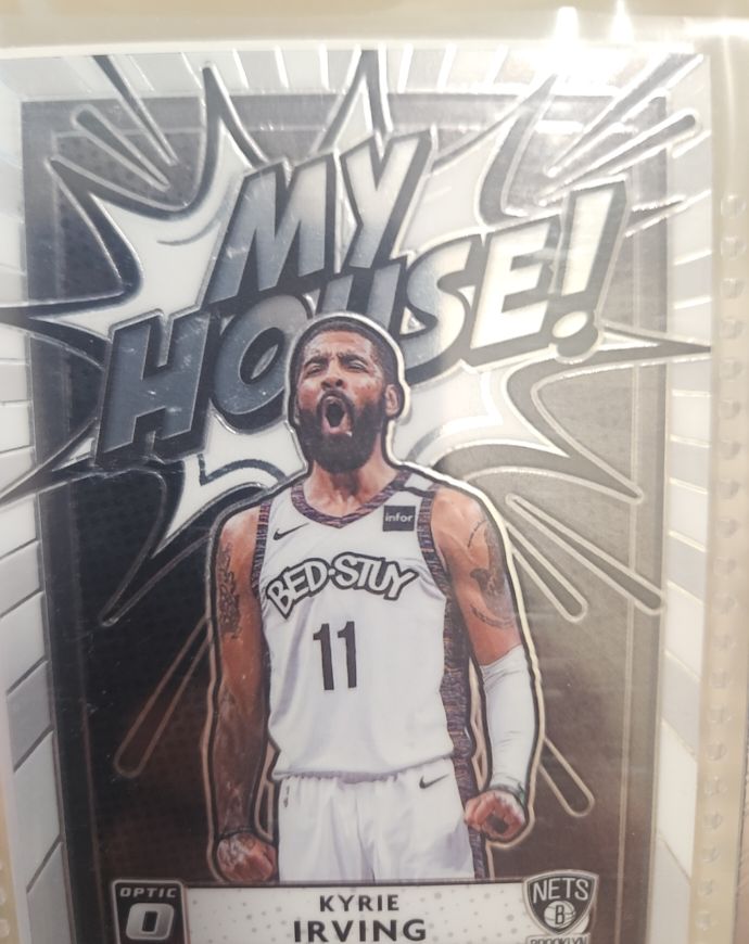 2020-21 Donruss Optic #8 Kyrie Irving My House Brooklyn Nets — front