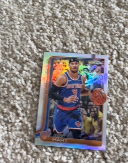 2025-26 Topps Chrome #160 Josh Hart — front
