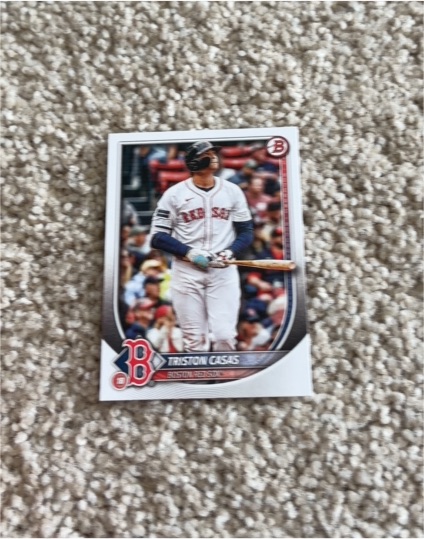 2025 Bowman #36 Triston Casas Boston Red Sox — front