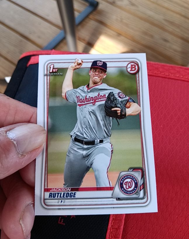 2020 Bowman Paper Prospects #BP-91 Jackson Rutledge — front