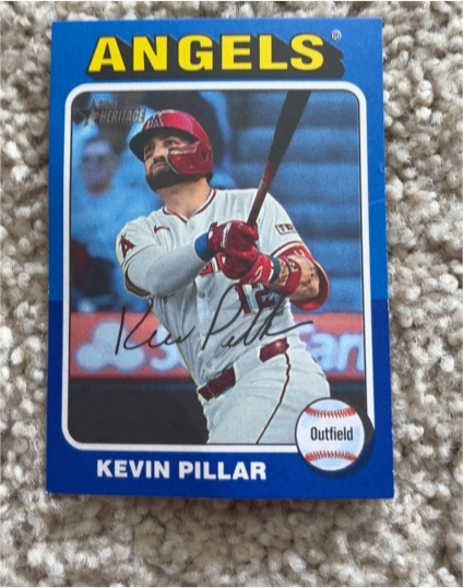 2024 Topps Heritage #561 Kevin Pillar — front