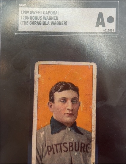 1909 Sweet Caporal T206 Honus Wagner — front