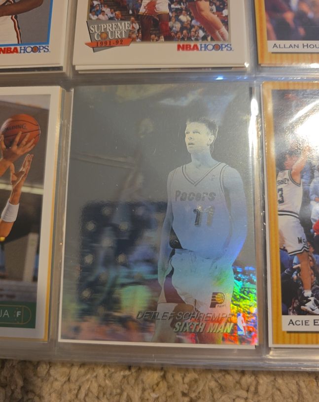 1991 NBA Hoops #11 Detlef Schrempf — front