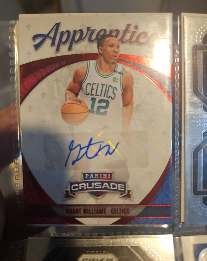 2021-22 Panini Chronicles Crusade Apprentice #APP-GRW Grant Williams Auto — front