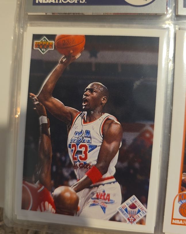 1991-92 Upper Deck #48 Michael Jordan NBA All Star Checklist — front