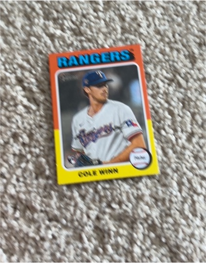 2024 Topps Heritage High Number #652 Cole Winn — front