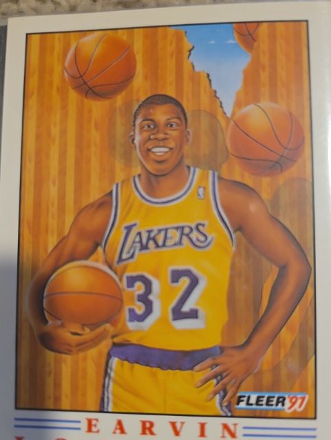 1991 Fleer #6 Earvin Johnson — front