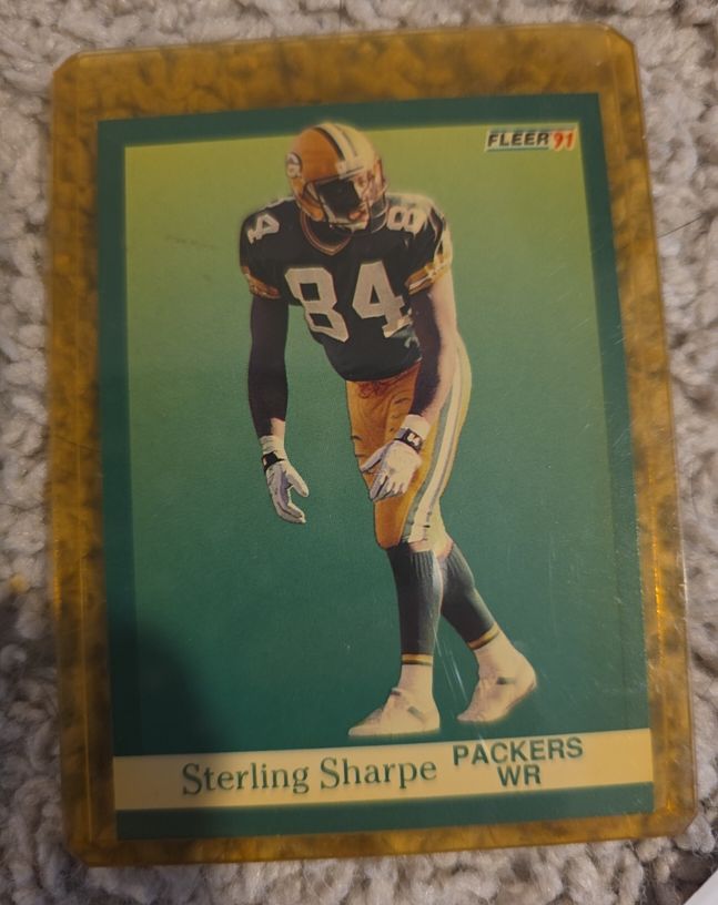 1991 Fleer #261 Sterling Sharpe — front
