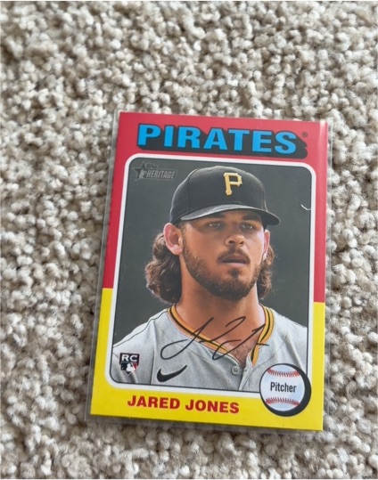 2024 Topps Heritage #675 Jared Jones — front