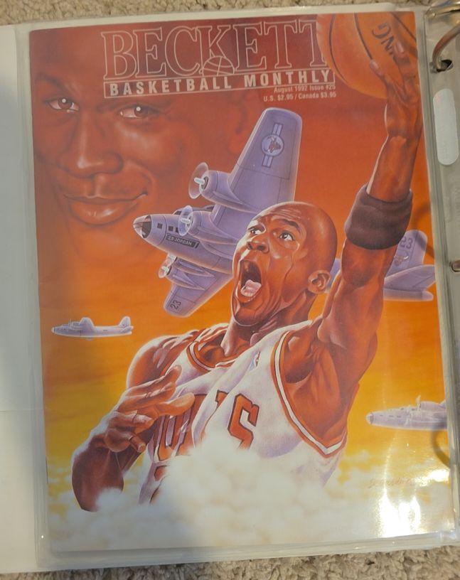 1992 Beckett Basketball Monthly #25 Michael Jordan — front